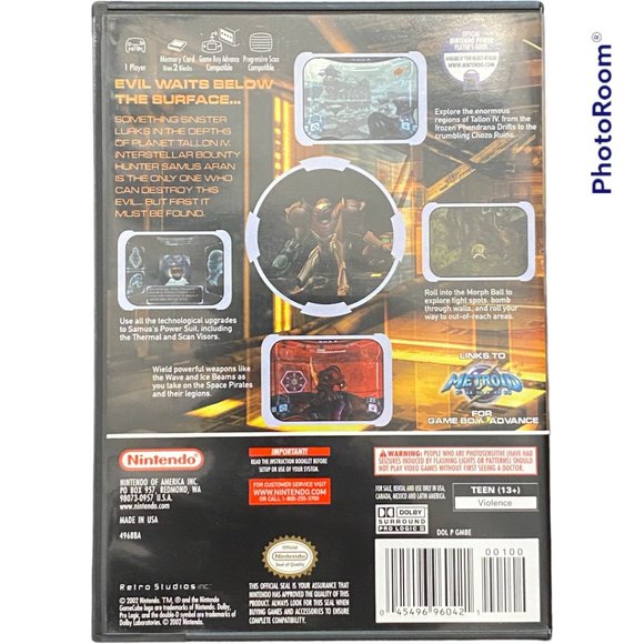 Nintendo GameCube - Metroid Prime game, complete with manual - Picture 3 of 3